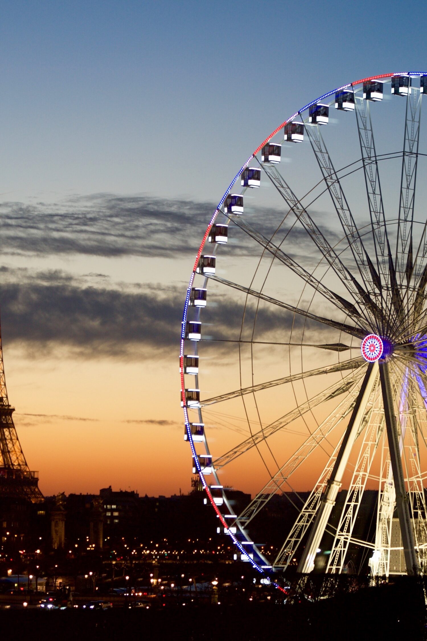 The Eiffel Tower and Ferris Wheel on the Place de la Concorde as Seen from Secretary Kerrys Hotel in Paris 23507894221