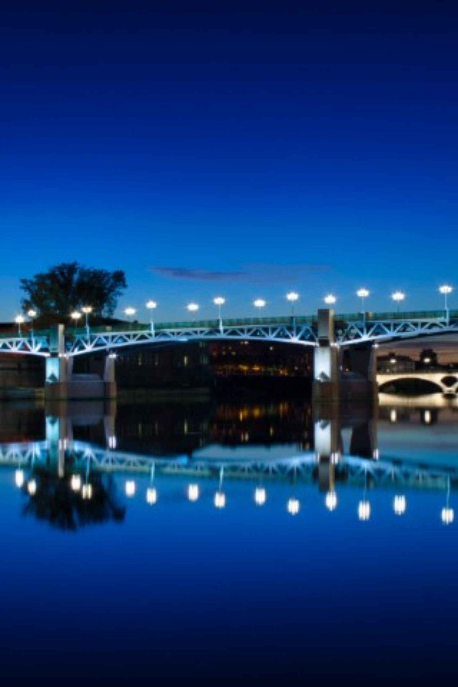 Toulouse garonne nuit