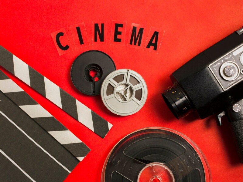 About 4 flat lay cinema equipment table 23 2148470231